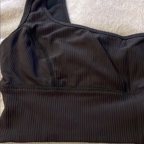 FP Movement Black Sports Bra with Wide Straps and Square Neckline - Picture 2 of 5